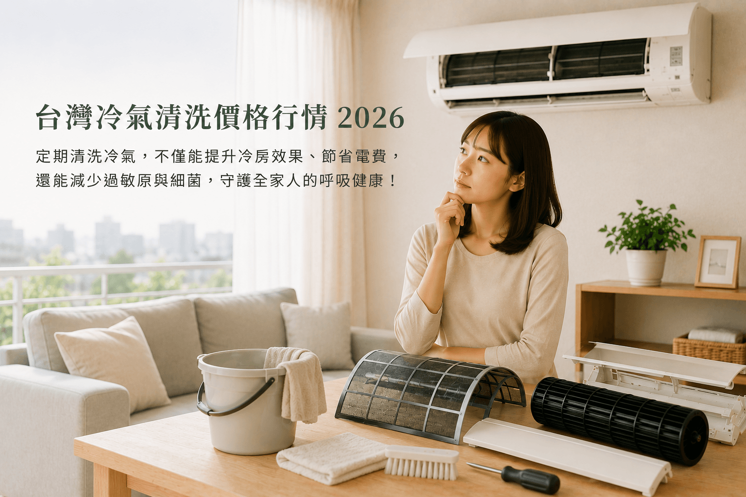 台灣冷氣清洗價格行情情境