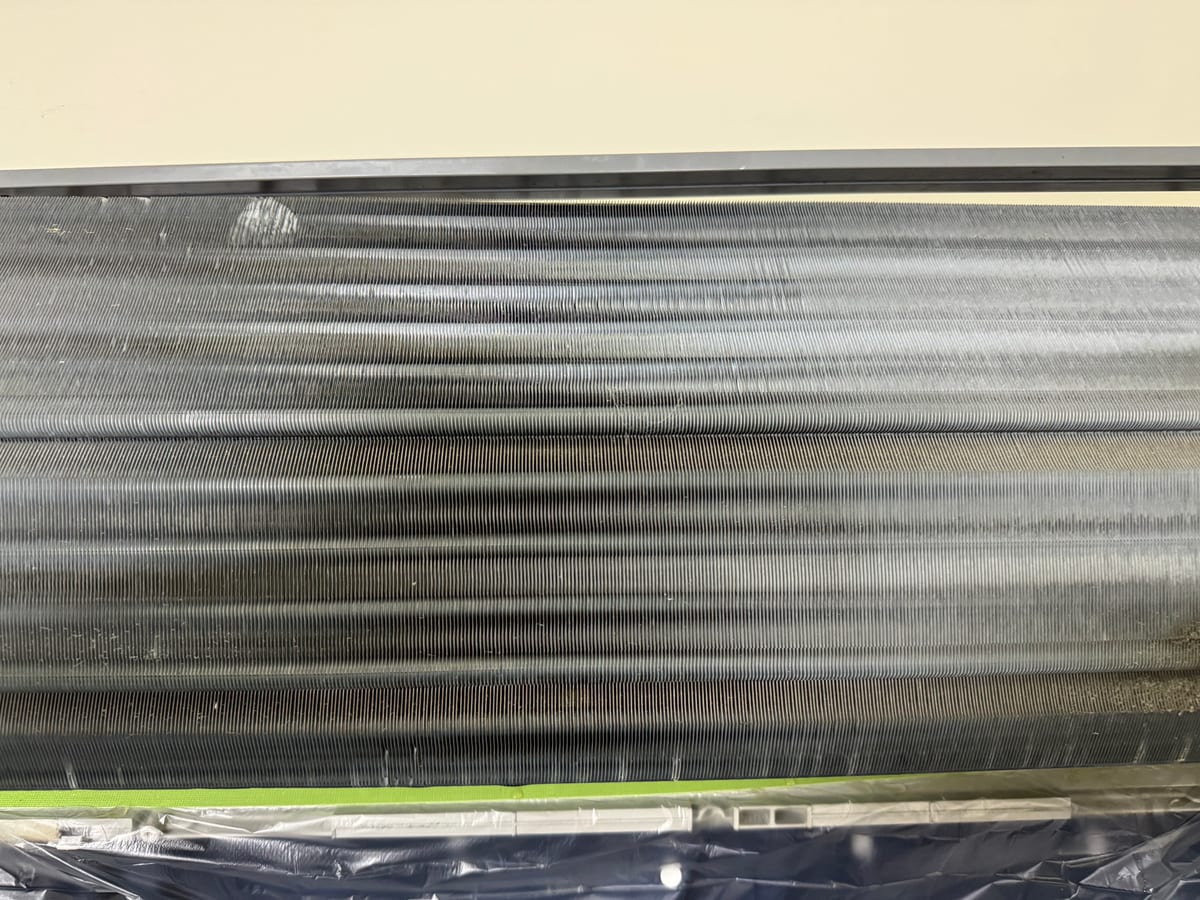 分離式冷氣熱交換器清洗前